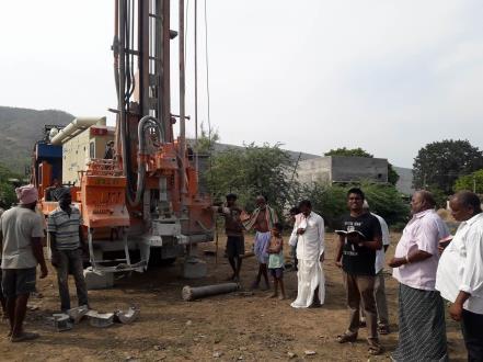 This borewell is a very great blessing to the tribal villagers living in the forest region, as they