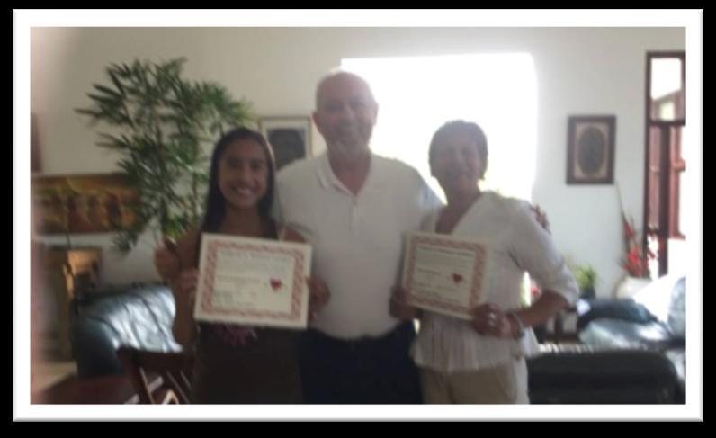 Mariana and daughter received their spiritual birth certificates. Oscar, Kedvin & Isaias from La Roca church in Jinptepe arrived to provide praise and testify at the Hodera.