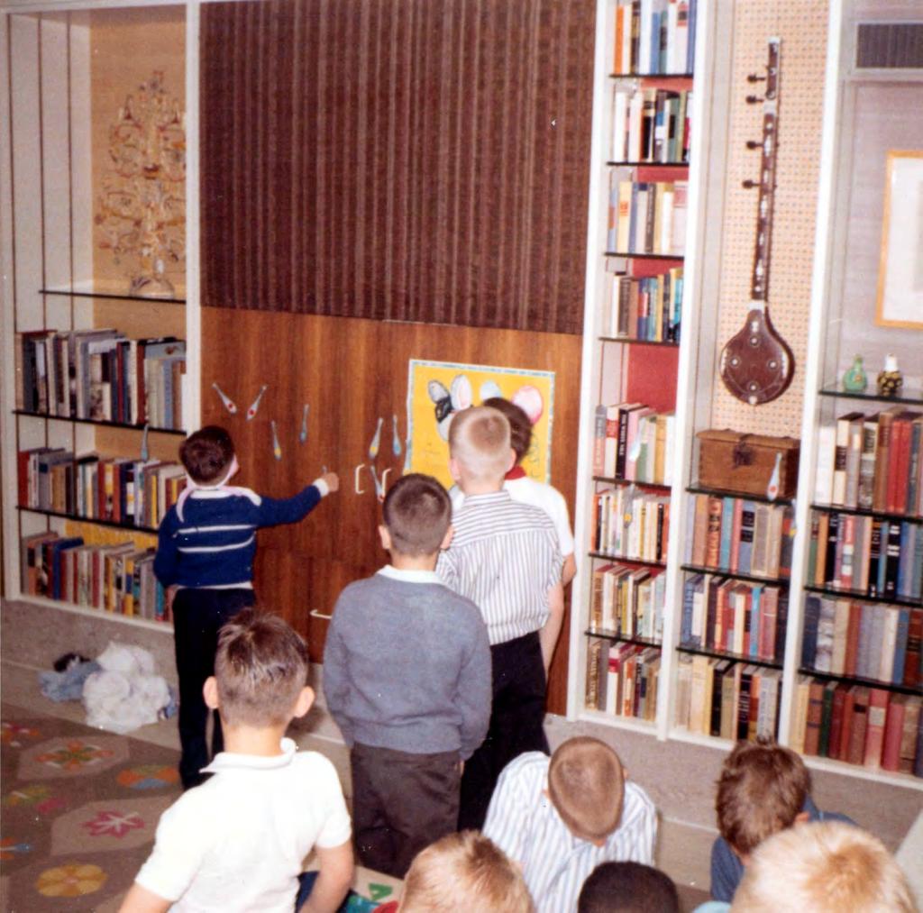Life at the Miller House Birthday party for Will Miller, ca. 1960s.