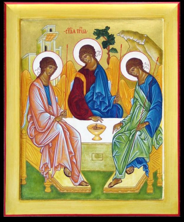 The Holy Trinity With the whole Church today we stand before the ineffable majesty of the Trinity. We fall on our knees, we prostrate, to confess that the Most Holy Trinity is the living and true God.
