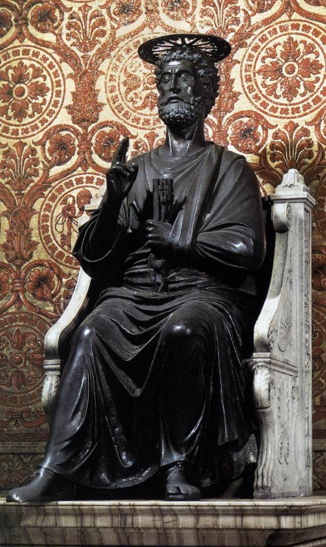 The Statue of Saint Peter, c. 1300, Arnolfo di Cambio 9: Thursday First Week of Lent Feast of the Chair of St. Peter, February 22, 2018 Station at San Lorenzo in Panisperna (St.