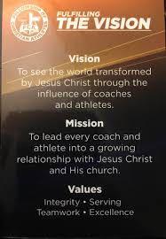 FCA Vision To see the world transformed by Jesus