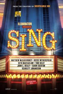MEDIA MADNESS MOVIE Title: Sing Genre: Animation, Comedy, Drama Rating: PG Cast: Matthew McConaughey, Reese Witherspoon, Seth MacFarlane Synopsis: To keep his theater open, a koala named Buster Moon