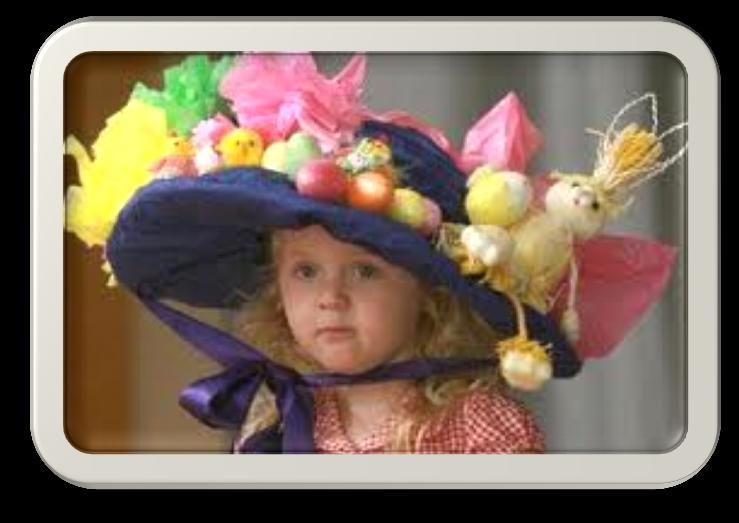 in Easter bonnet parades.