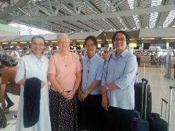 The Sisters and the Lay Mission Partners of Thailand and Myanmar have been blessed with the visit of Sr. Ellen Kelly from 21 st August to 1 st September 2016.