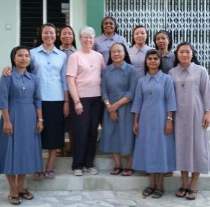 After having spent 3 days in Kachin State, Sr. Ellen came down to Mandalay where the two Good Shepherd houses are located.