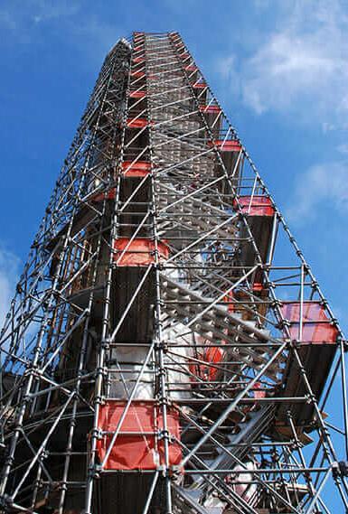 Scaffolding President Harold B. Lee once said the Church is the scaffold with which we build eternal families. Elder L.