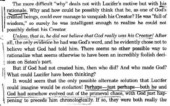 The Inception of The Lie The above quote is from page 258 of The Long War Against God by Henry M.