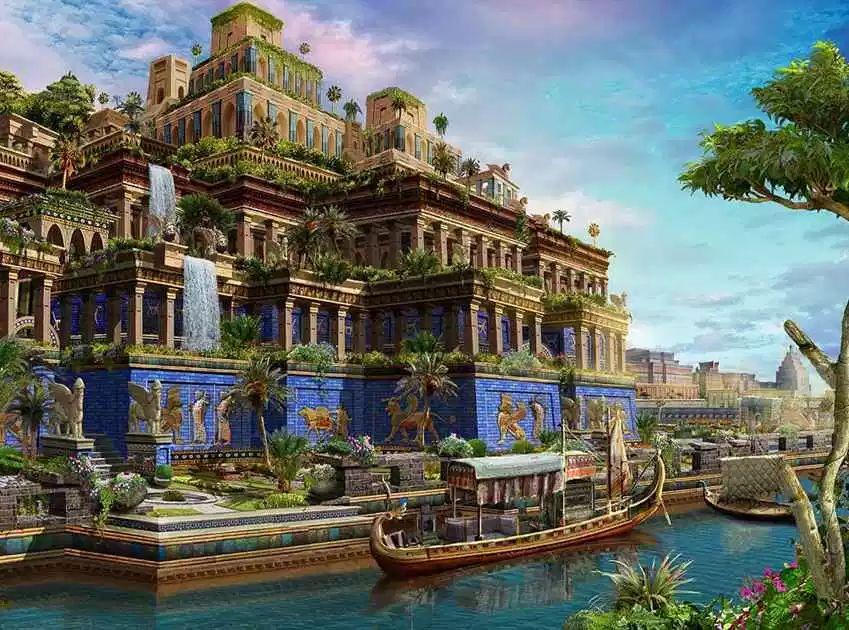 The New Babylonian Empire No remains have yet been found, Nebuchadnezzar oversaw the rebuilding of the canals, temples, the gardens were probably made by planting trees and