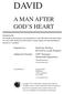 DAVID A MAN AFTER GOD S HEART