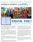 THANK YOU! SAINT MARGARET MARY TO OUR JACK-OF-ALL-TRADES. CATHOLIC CHURCH newsletter SUMMER
