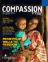 from four walls to freedom 50 years and counting Compassion Canada celebrates 50 years in ministry. p.4