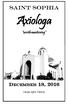 Saint Sophia. Axiologa. worth mentioning DECEMBER 18, Sunday before Nativity