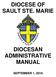 DIOCESE OF SAULT STE. MARIE DIOCESAN ADMINISTRATIVE MANUAL