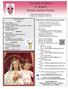 Our Lady of Mercy St. Brigid s Roman Catholic Family