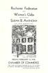 Rochester Federation. Women s Clubs HONORS ON HER BIRTHDAY FRIDAY, FEBRUARY 13, 1970 CHAMBER OF COMMERCE