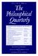 BLACKWELL PUBLISHING THE SCOTS PHILOSOPHICAL CLUB UNIVERSITY OF ST ANDREWS