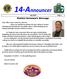 14-Announcer. July 2014 Page 1 District Governor s Message