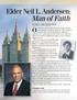 Elder Neil L. Andersen: Man of Faith