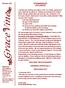 GraceVine STEWARDSHIP GOD S REBATE BUILDING RELATIONSHIPS GROWING SPIRITUALLY REACHING OUT. November 2011