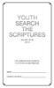 YOUTH SEARCH THE SCRIPTURES