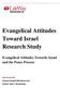 Evangelical Attitudes Toward Israel Research Study