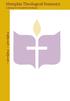 Memphis Theological Seminary Catalog And Student Handbook