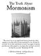 Mormonism. The Truth About