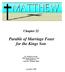 Chapter 22 Parable of Marriage Feast for the Kings Son