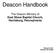 Deacon Handbook. The Deacon Ministry of East Shore Baptist Church, Harrisburg, Pennsylvania