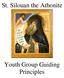 St. Silouan the Athonite. Youth Group Guiding Principles