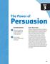 Persuasion. The Power of. Unit. Unit Overview. Essential Questions