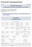 Commentaries, Sermons, Illustrations, Devotionals OVERVIEW CHART