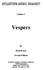 Byzantine music project. Volume 1. Vespers. Basil Kazan. Second Edition
