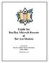 Guide for Bar/Bat Mitzvah Parents at Bet Am Shalom. Prepared by Bet Am Shalom Ritual Committee 2017 /5777