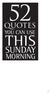 quotes YOU CAN USE THIS SUNDAY MORNING