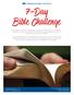 7-Day Bible Challenge