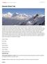 Ganesh Himal Trek. Equiment Lists: