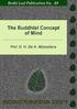 The Buddhist Concept of Mind