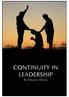 CONTINUITY IN LEADERSHIP