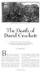 Fall of the Alamo Death of Crockett, circa 1837