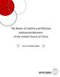 The Marks of Faithful and Effective Authorized Ministers of the United Church of Christ AN ASSESSMENT RUBRIC