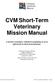 CVM Short-Term Veterinary Mission Manual