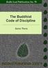 The Buddhist Code of Discipline