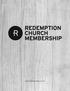 REDEMPTION CHURCH MEMBERSHIP - 1