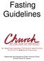 Fasting Guidelines. Rev. Terrence Proctor, Senior Pastor PO Box 68545, Seattle, WA (206)