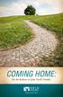 Coming Home: An Invitation to Join God s Family