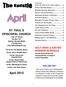 April 2015 ST. PAUL S EPISCOPAL CHURCH HOLY WEEK & EASTER WORSHIP SCHEDULE WHO ARE WE? Contents