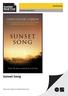 SENIOR PHASE LEARNING RESOURCES. Sunset Song. Resources written by Scottish Book Trust
