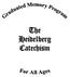 Graduated Catechism Memory Program for All Ages